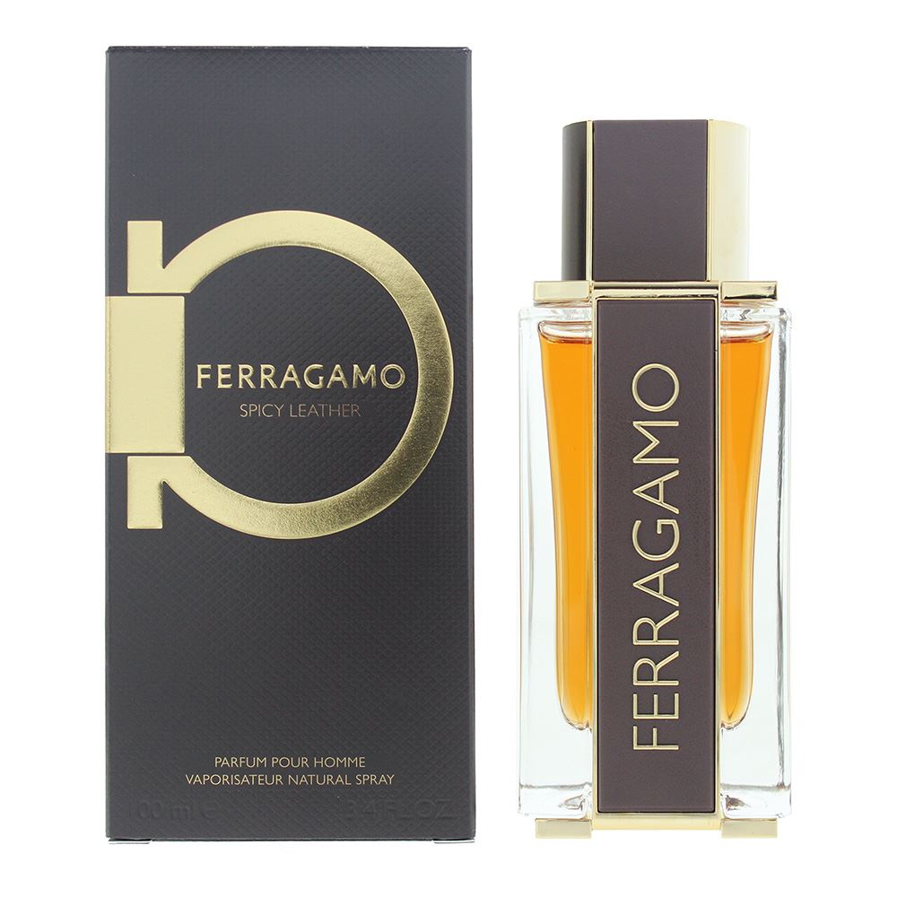Salvatore Ferragamo Spicy Leather Eau De Parfum 100ml For Men — Red ...