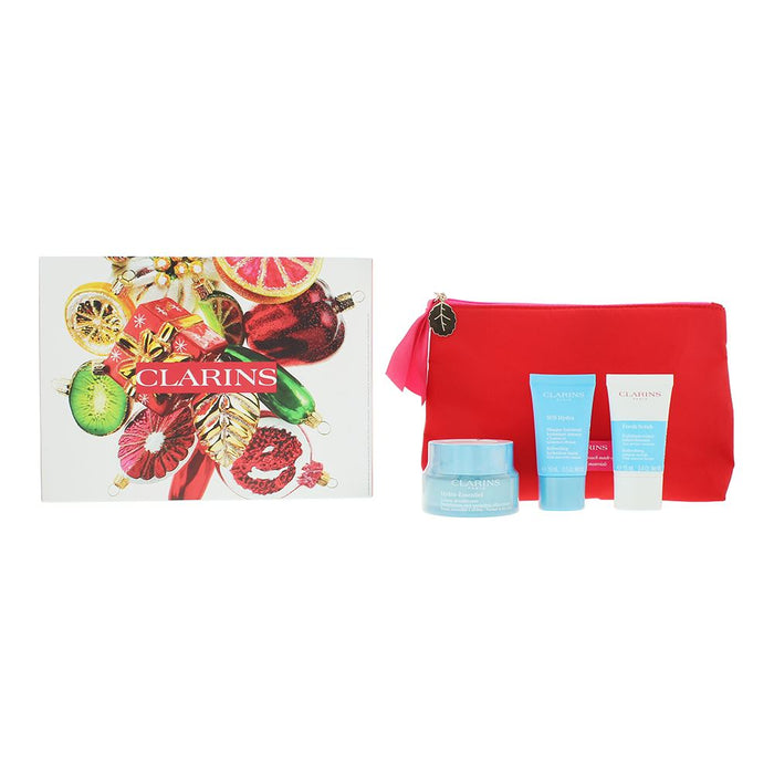 Clarins Hydra-Essentiel 4 Piece Gift Set For Women
