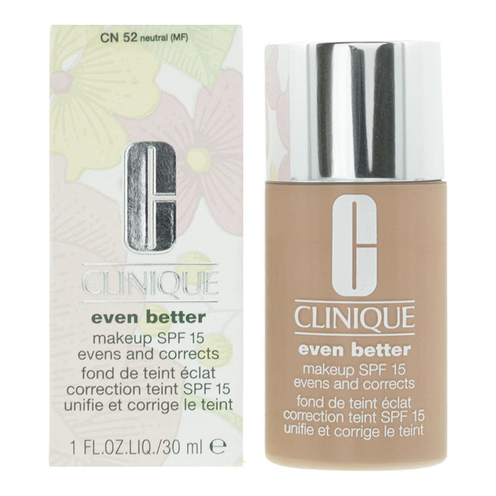 Clinique Even Better Evens Corrects CN 52 Neutral (MF) Foundation Spf 15 30ml