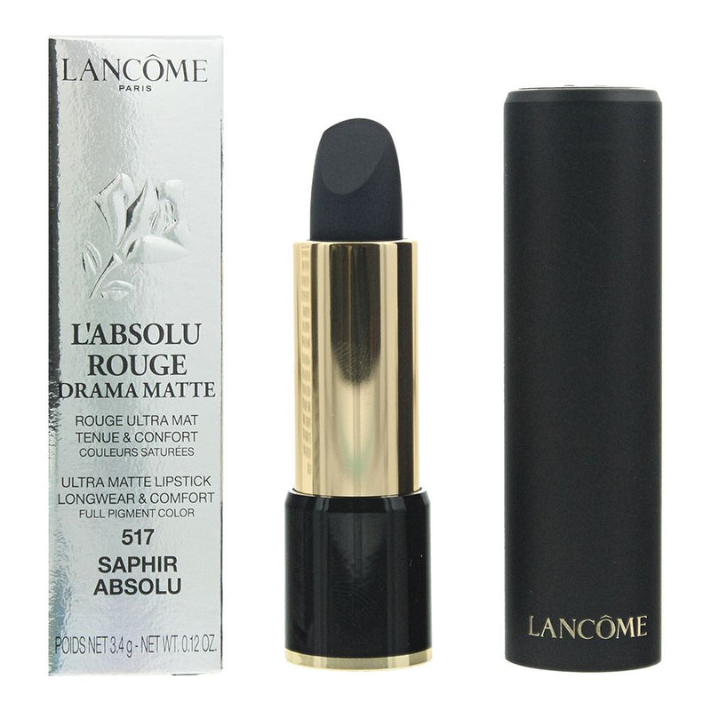 Lancome L'absolu Rouge #517 Saphir Abolsu Drama Matte Lipstick 3.4g Women