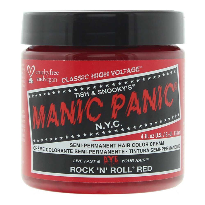 MPC High Voltage Rock'n'Roll Red Semi-Permanent Hair Colour Cream 118ml Unisex