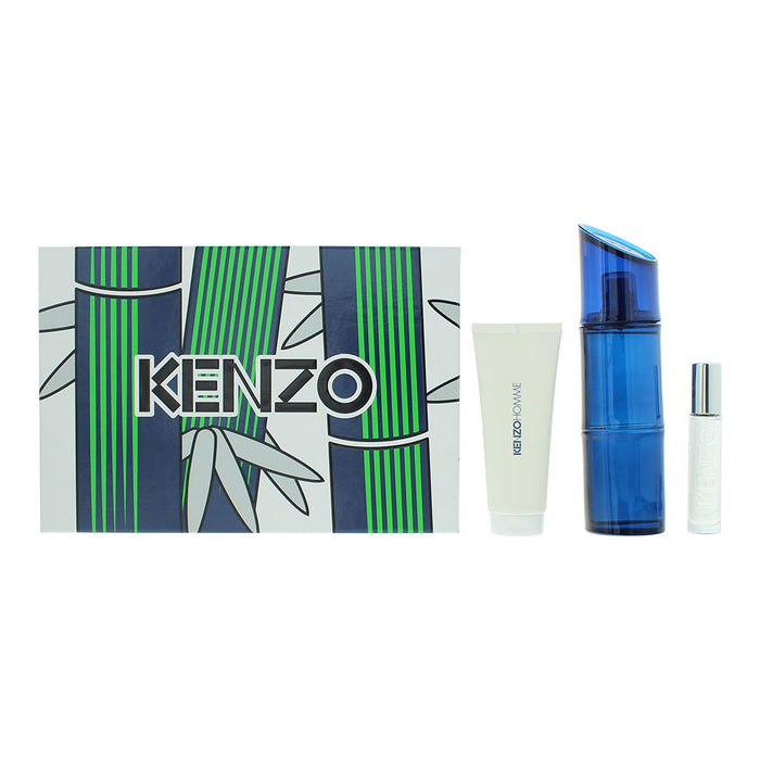 Kenzo Homme Intense Eau de Toilette 3 Piece Gift Set For Men