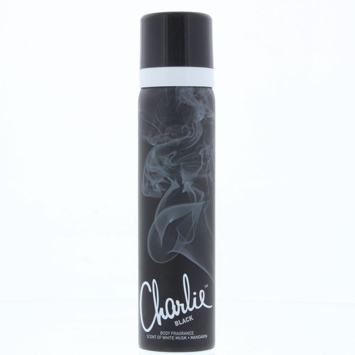 Revlon Charlie Body Spray Black 75ml Women
