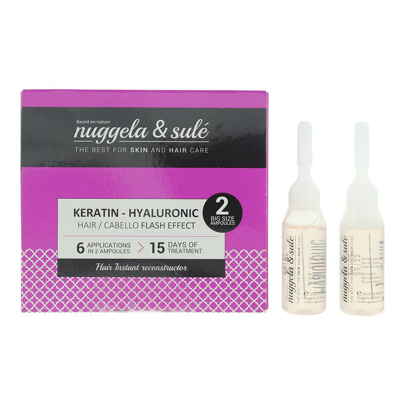 Nuggela & Sulé Keratin Hyaluronic Hair Treatment 2 X 10ml For Unisex