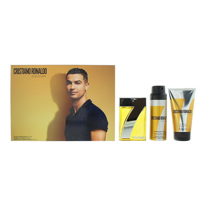 Cristiano Ronaldo Cr7 Discover 3 Pcs Gift Set For Men