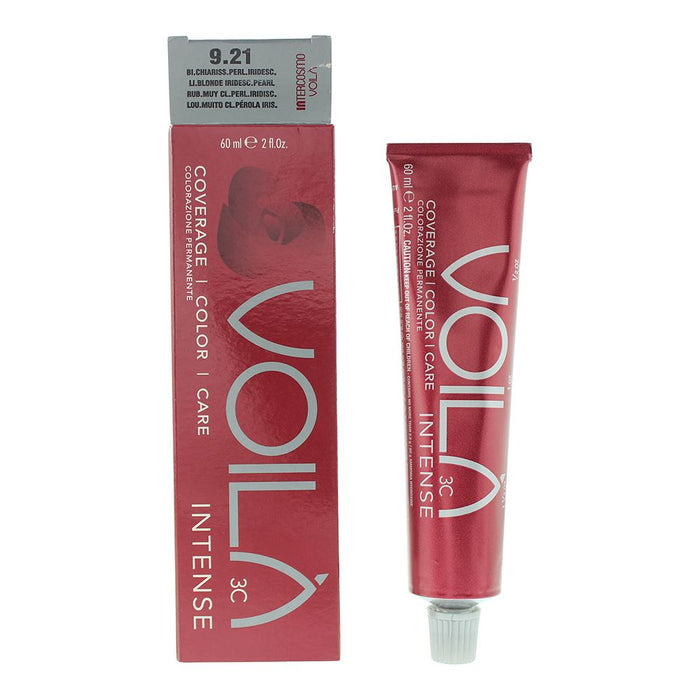 Intercosmo Voila 3C Intense 9.21 Light Blonde Iridescent Pearl Hair Colour 60ml