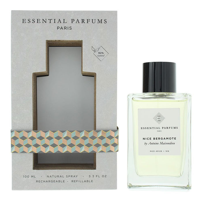 Essential Parfums Nice Bergamote Refillable Eau de Parfum 100ml Unisex Perfume