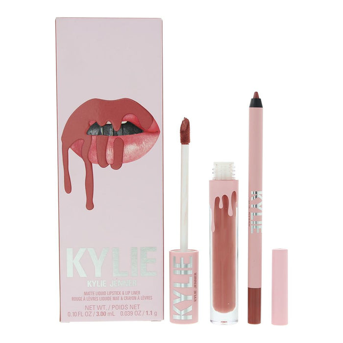 Kylie By Kylie Jenner Matte Lip Kit 704 Sweater Weather 2 Piece Gift Set