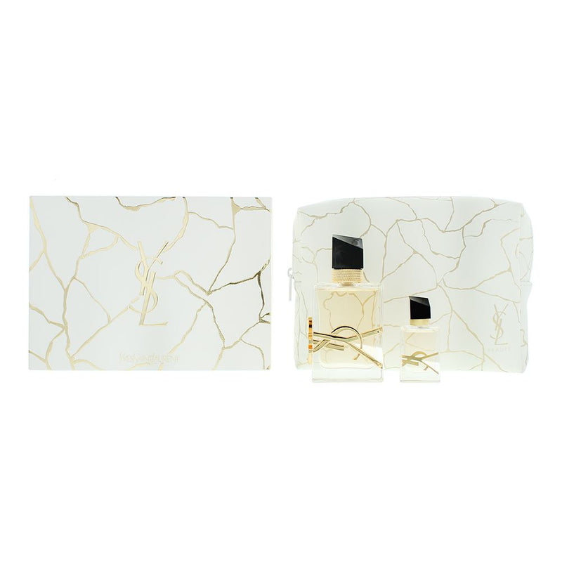 Yves Saint Laurent Libre 3 Piece Gift Set: EDP 50ml - EDP 7.5ml For Women