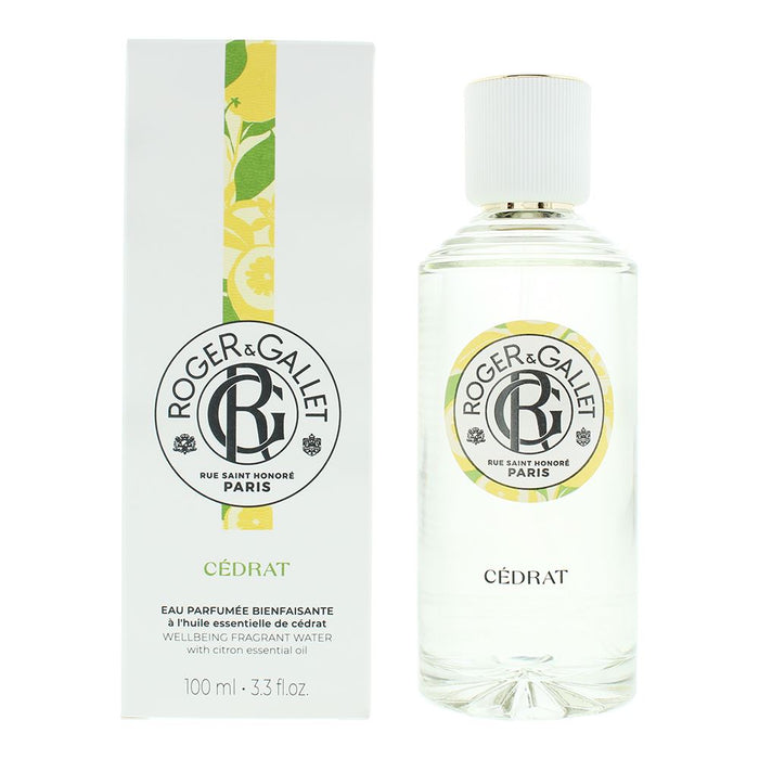Roger & Gallet Cedrat Fragrant Wellbeing Water 100ml For Unisex