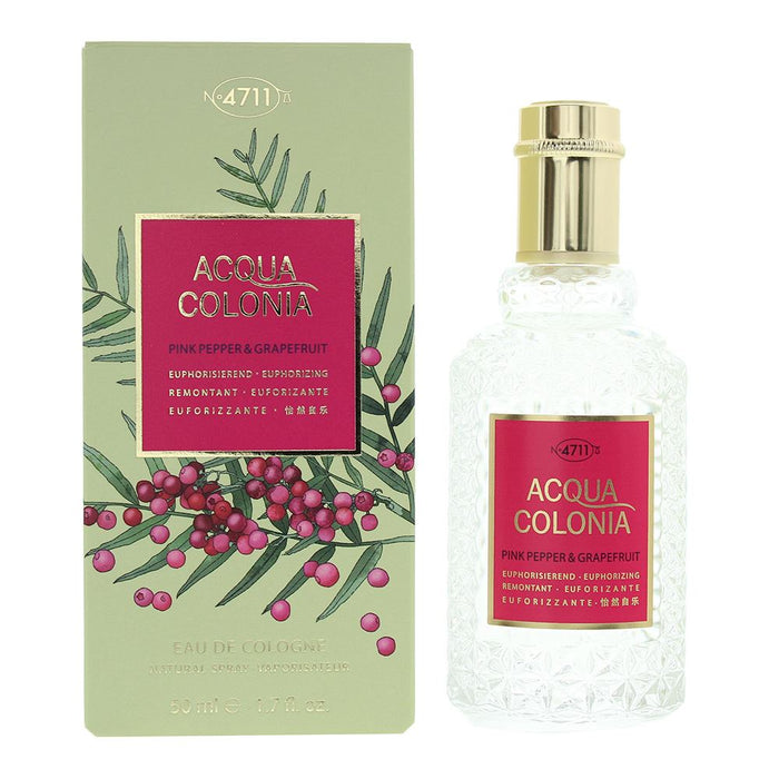 4711 Acqua Colonia Pink Pepper Graperfruit Eau de Cologne 50ml For Unisex