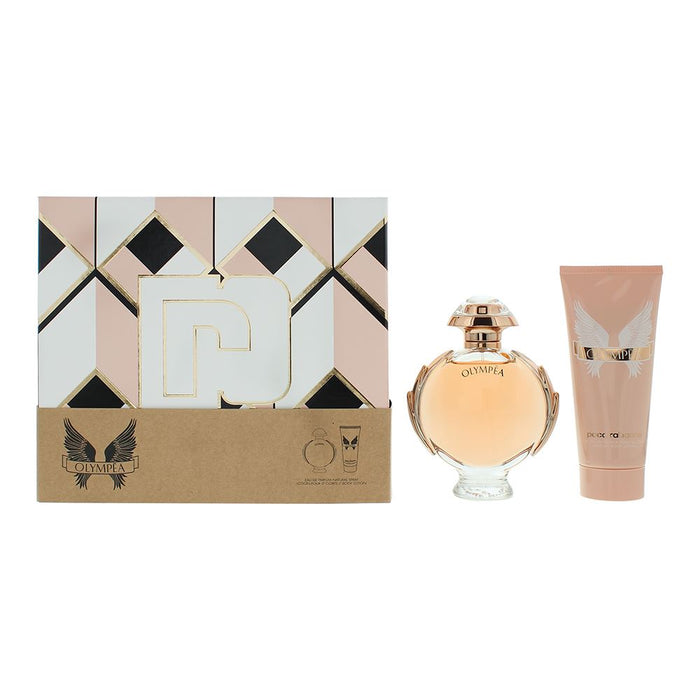 Paco Rabanne OlympEa 2 Piece Gift Set: EDP 80ml - Body Lotion 100ml For Women