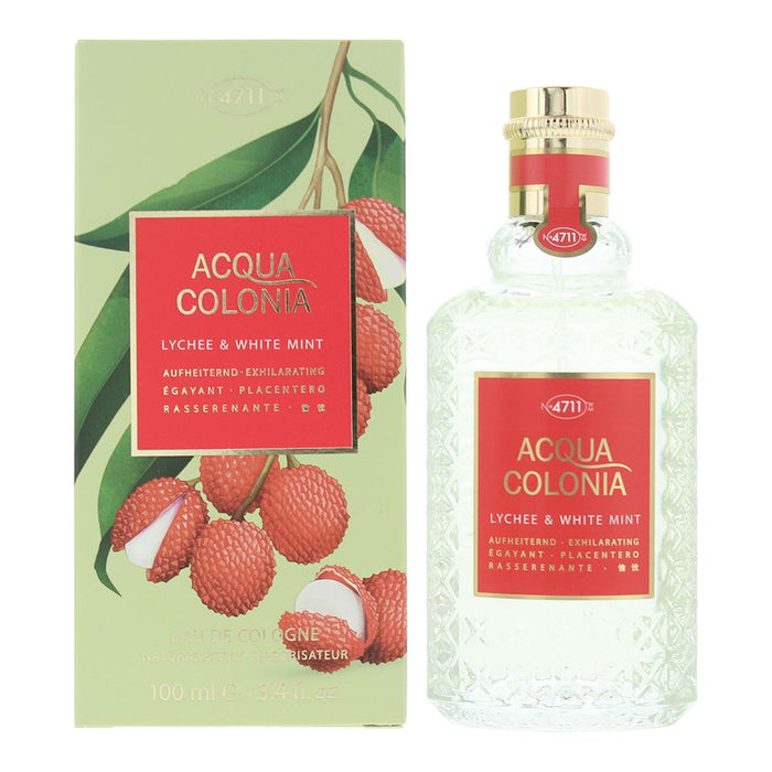 4711 Acqua Colonia Lychee  White Mint Eau de Cologne 100ml For Unisex