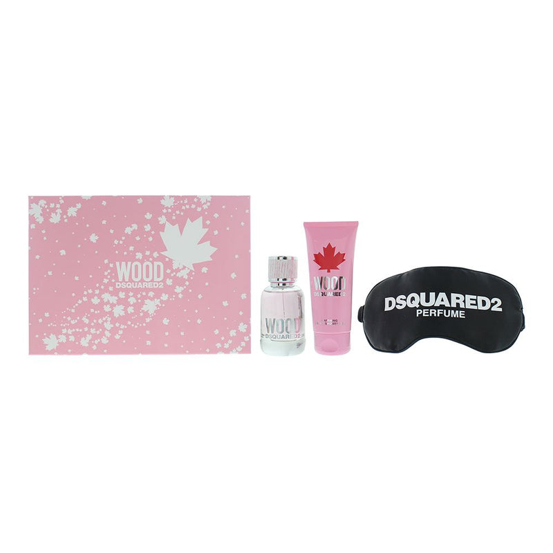 Dsquared2 Wood 3 Piece Gift Set For Women
