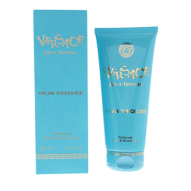 Versace Pour Femme Dylan Turquoise Perfumed Bath Shower Gel 200ml