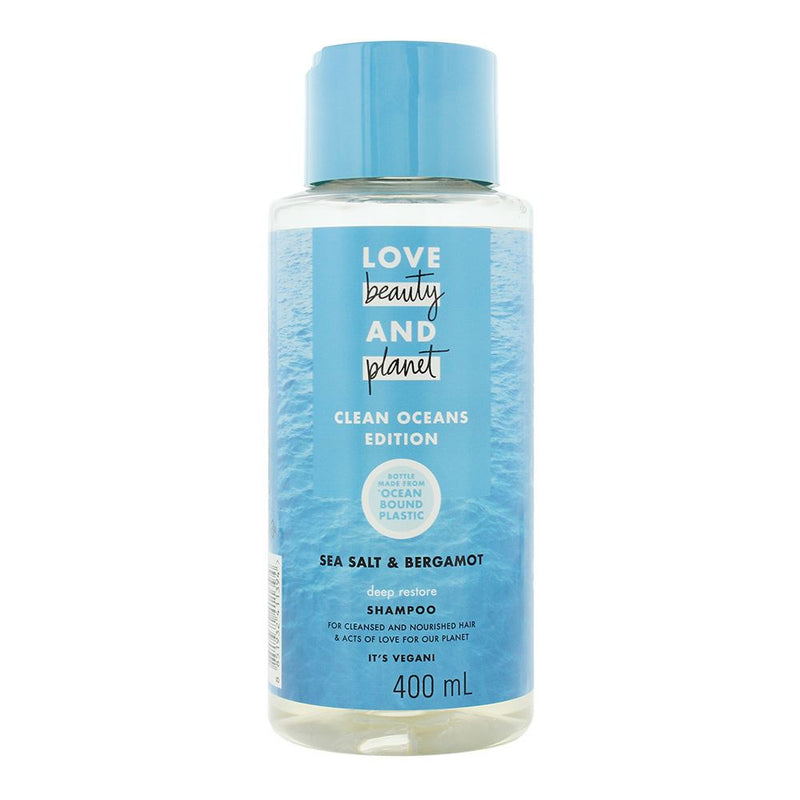 Love Beauty & Planet Clean Oceans Sea Salt Bergamot Restore Shampoo 400ml Women