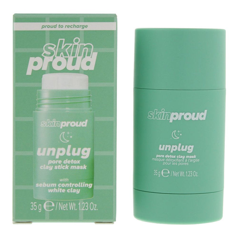 Skin Proud Unplug Pore Detox Clay Stick Mask 35g For Women