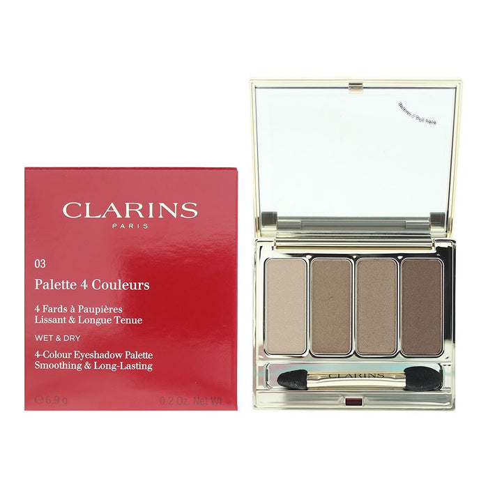 Clarins 4 Colour No.3 Brown Eye Palette 6.9g