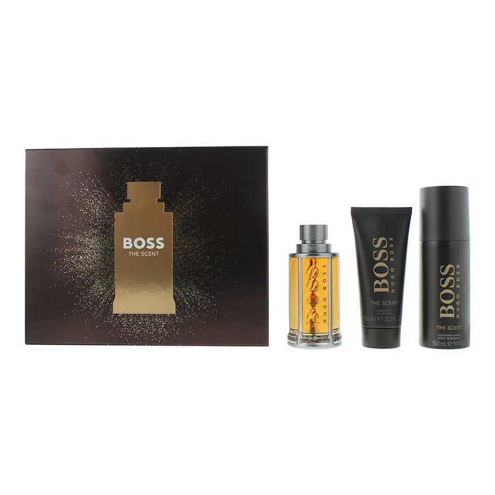 Hugo Boss The Scent 3 Piece Gift Set For Men