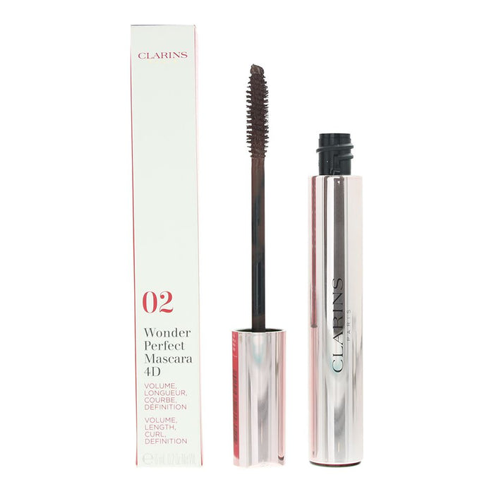 Clarins Wonder Perfect 4D 02 Perfect Brown Mascara 8ml For Women