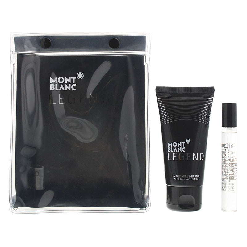 Montblanc Legend 2 Piece Set: EDT 7.5ml - Aftershave Balm 50ml For Men Perfume