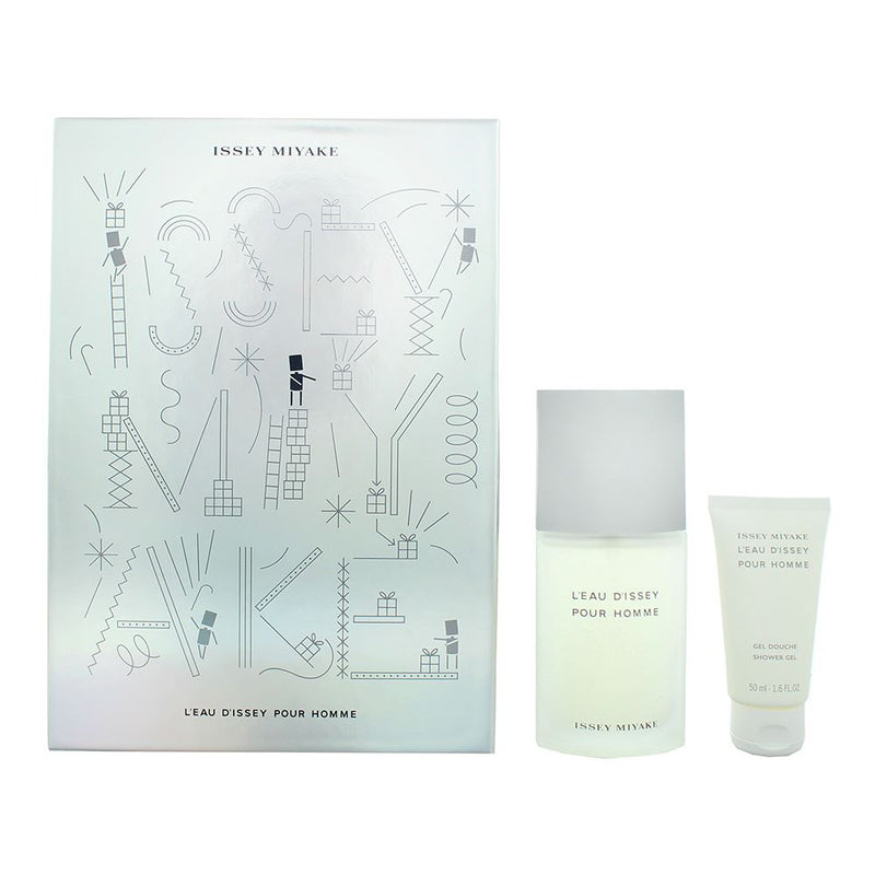 Issey Miyake L'eau D'issey Pour Homme Eau De Toilette 2 Pcs GiftSet EDT 75ml Shower Gel 50ml