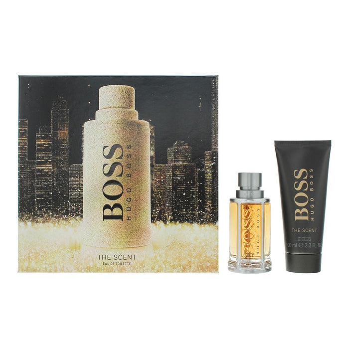 Hugo Boss The Scent 2 Piece Gift Set: EDT 50ml - Shower Gel 100ml Men Spray
