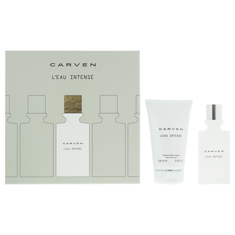 Carven L Eau Intense EDT 50ml - Aftershave Balm 100ml Men