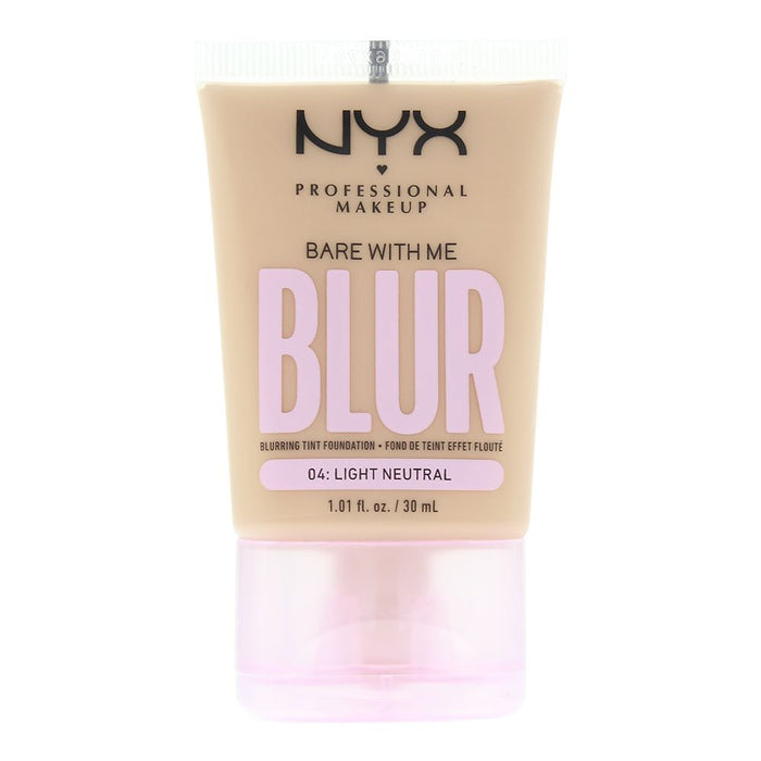 NYX Bare With Me Blur 04 Light Neutral Foundation 30ml For Women