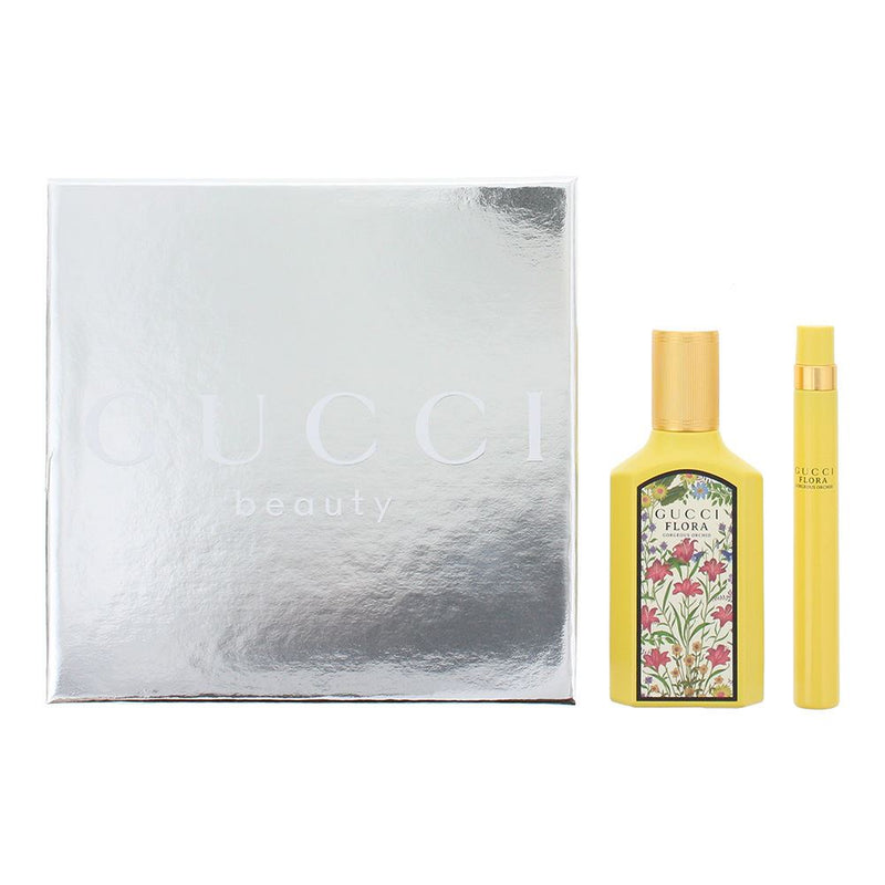 Gucci Flora Gorgeous Orchid 2pc Gift Set EDP 50ml  Mini EDP for Women