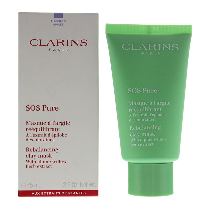 Clarins SOS Pure Rebalancing Clay Mask 75ml Women