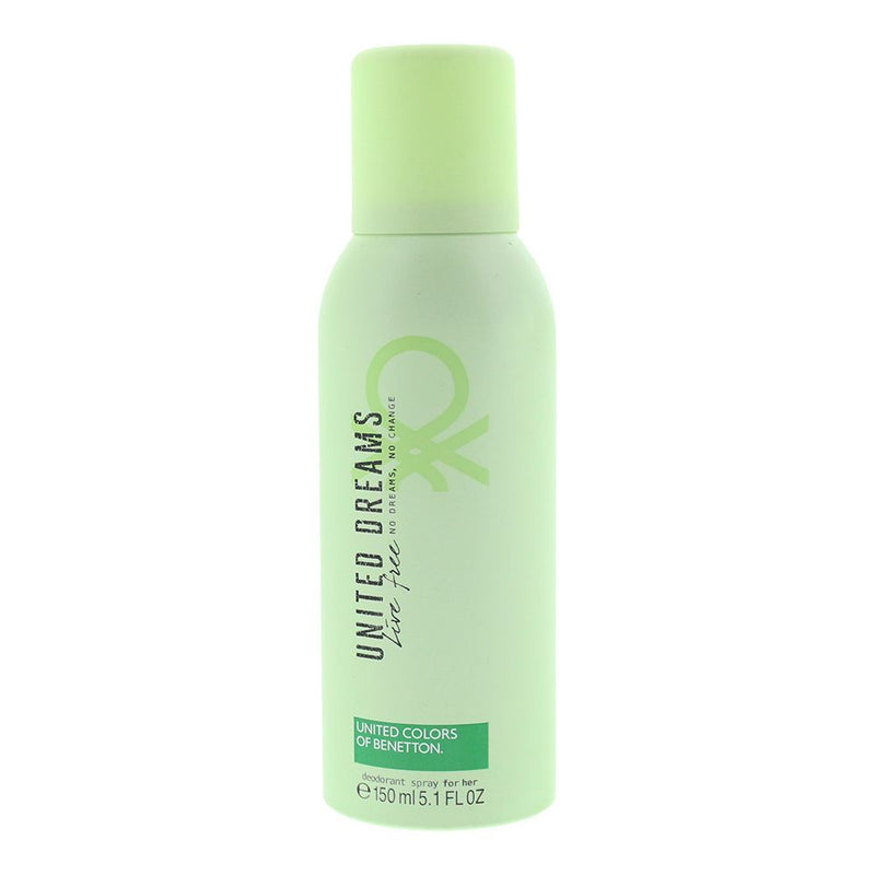 Benetton United Dreams, Live Free Deodorant Spray 150ml Women