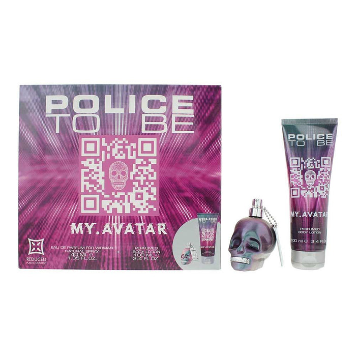 Police To Be My Avatar 2 Piece Gift Set: EDP 40ml - Body Lotion 100ml For Women