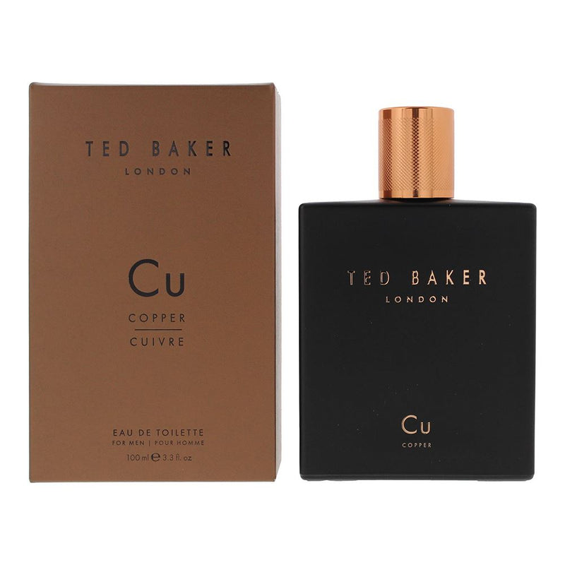 Ted Baker Tonics Cu Copper Eau De Toilette 100ml For Men