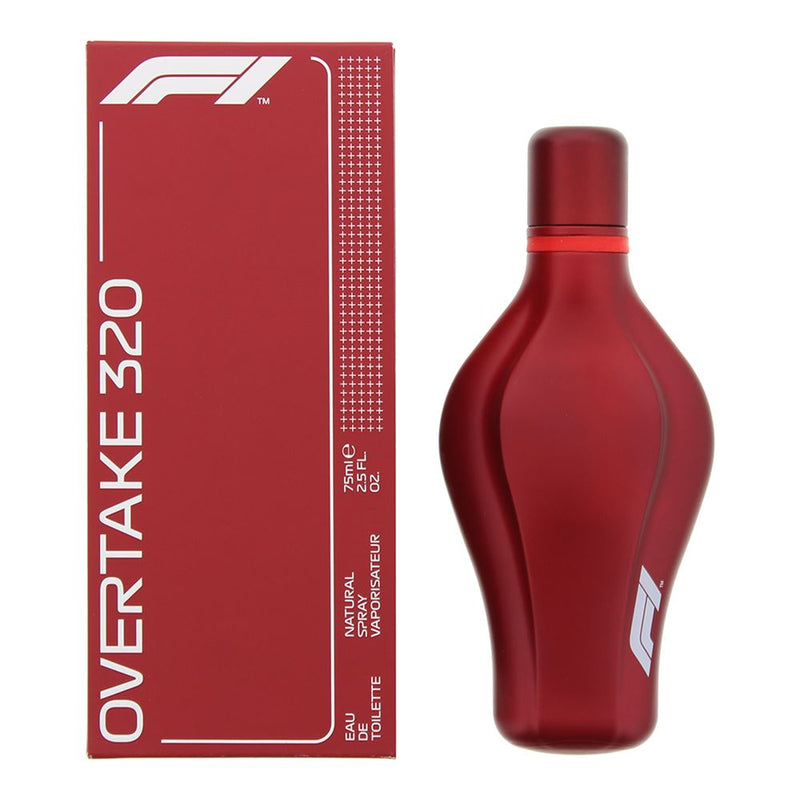 F1 Parfums Overtake 320 Eau De Toilette 75ml Men Spray