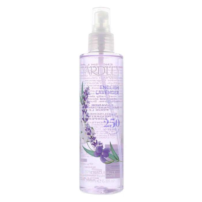 Yardley Lavender Body Mist 200ml Women
