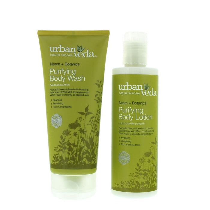 Urban Veda Purifying Bodycare Bodycare Set 2 Pcs Gift Set For Women Her NEW