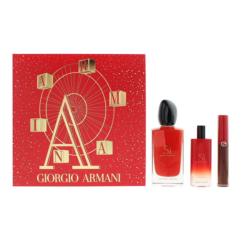 Giorgio Armani Si Passione 3 Piece Gift Set For Women