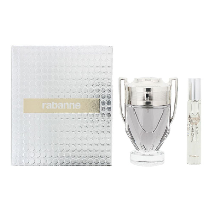 Paco Rabanne Invictus 2 Piece Gift Set: EDT 100ml - EDT 20ml For Men