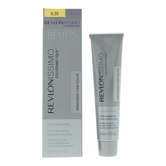 Revlon Revlonissimo Colorsmetique 6.35 Dark Amber Blonde Hair Cream 60ml