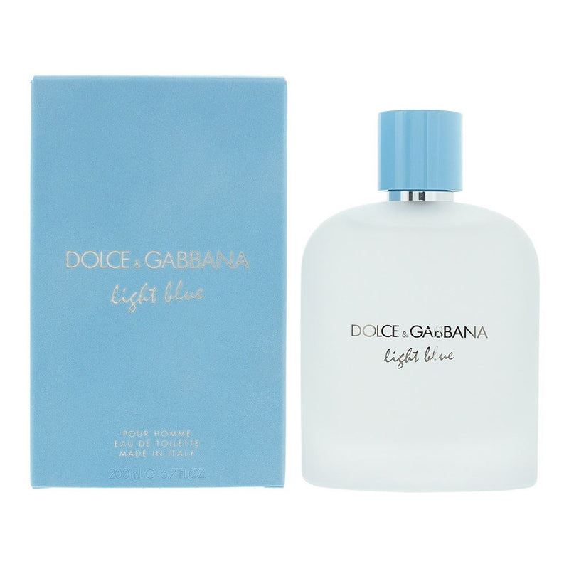 Dolce & Gabbana Light Blue Pour Homme Eau De Toilette 200ml For Men