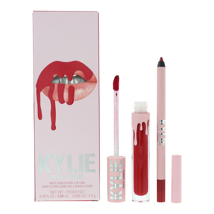 Kylie By Kylie Jenner Matte 402 Mary Jo 2 Piece Gift Set For Women