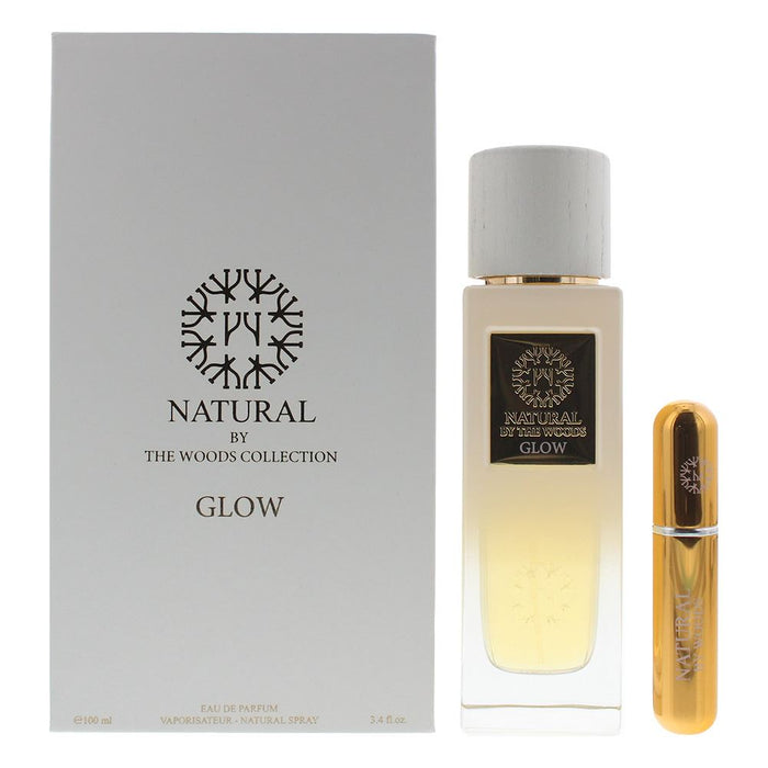 Natural By The Woods Collection Glow 2 Piece Gift Set (EDP 100ml EDP 5ml) Unisex