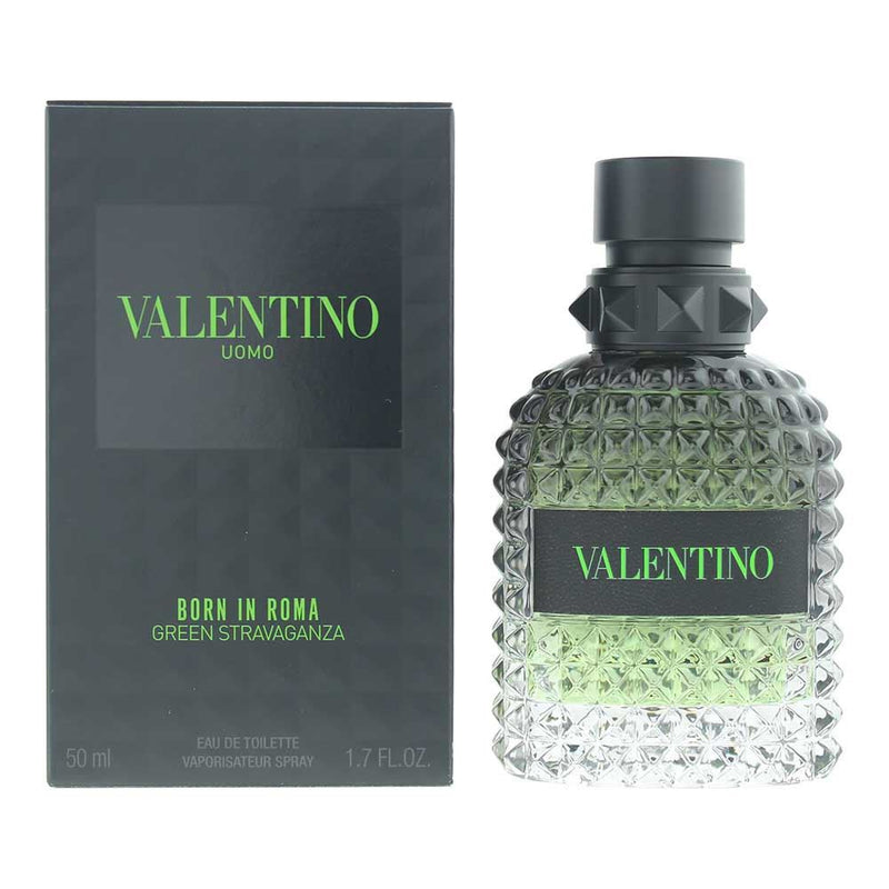 Valentino Uomo Born In Roma Green Stravaganza Eau de Toilette 50ml Men Perfume