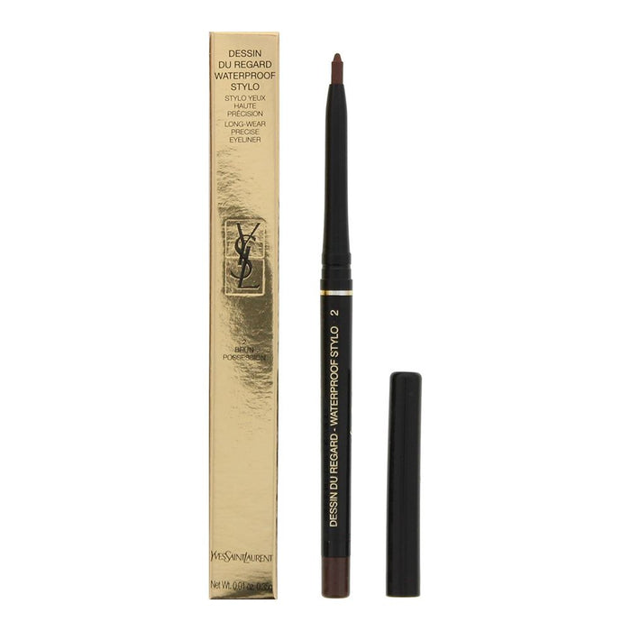 Yves Saint Laurent Dessin Du Regard Waterproof 02 Brun Possession Eye Pencil
