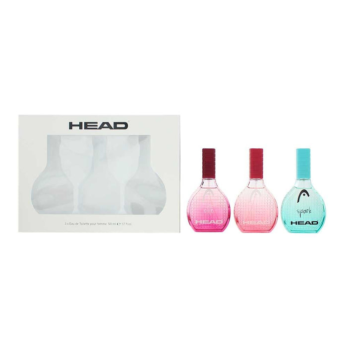 Head Women 3 Pc Gift Set: Bliss, Elite & Spark EDT 50ml Each Women