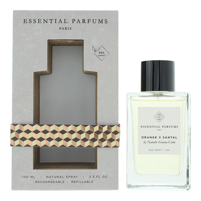 Essential Parfums Orange X Santal Refillable Eau de Parfum 100ml Unisex Perfume