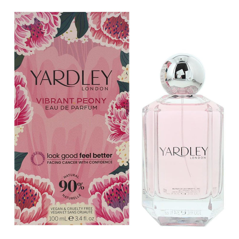 Yardley Vibrant Peony Eau De Parfum 100ml For Women
