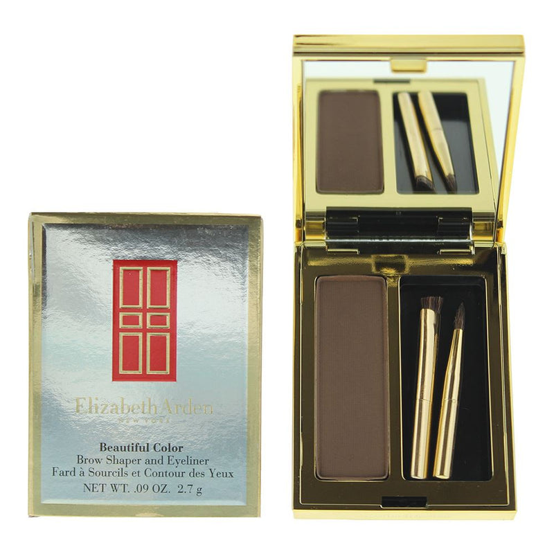 Elizabeth Arden 03 Sable Color Brow Shaper And Eyeliner 2.7g For Women
