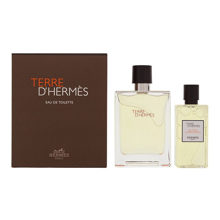 Hermes Terre D'Hermes 2 Piece Gift Set: Eau de Toilette 100ml - Shower Gel 80ml